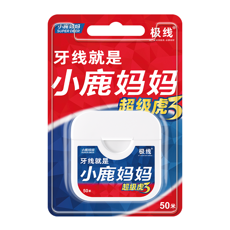 小鹿 超级虎3 卷牙线 （方形）