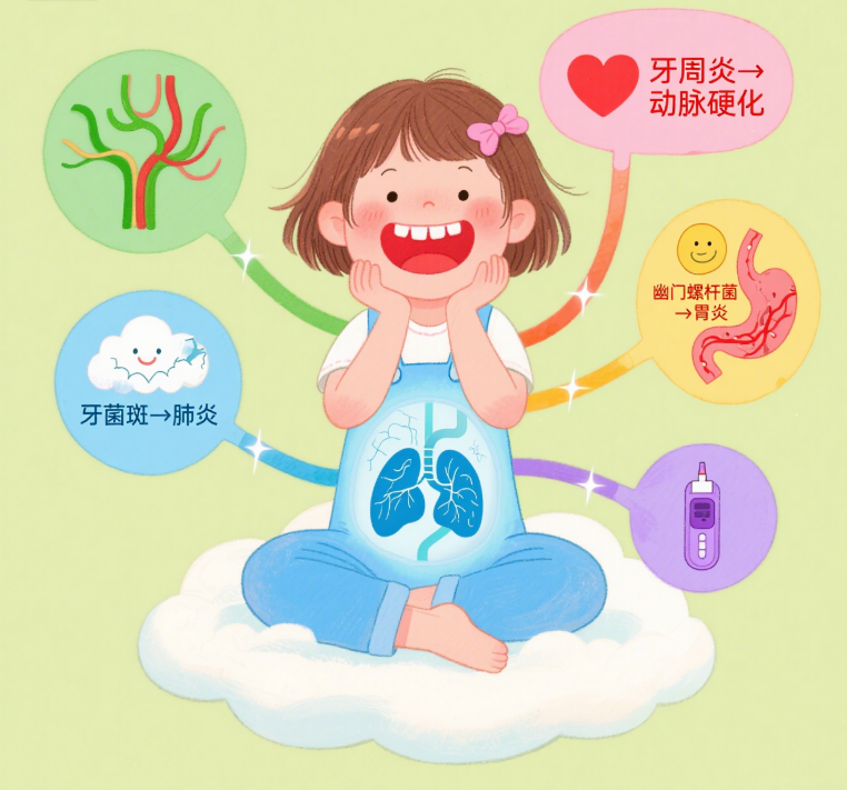 一张图读懂：口腔健康与全身健康的紧密联系